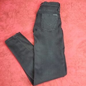 Hudson black stretch skinny jeans